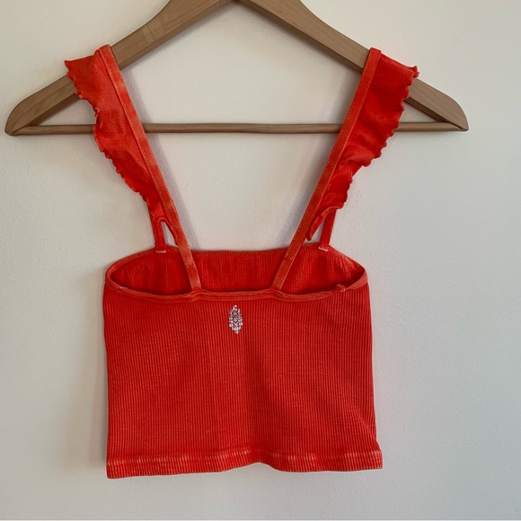 FREE PEOPLE Happiness Runs Flirty Crop Tank - Picture 4 of 6